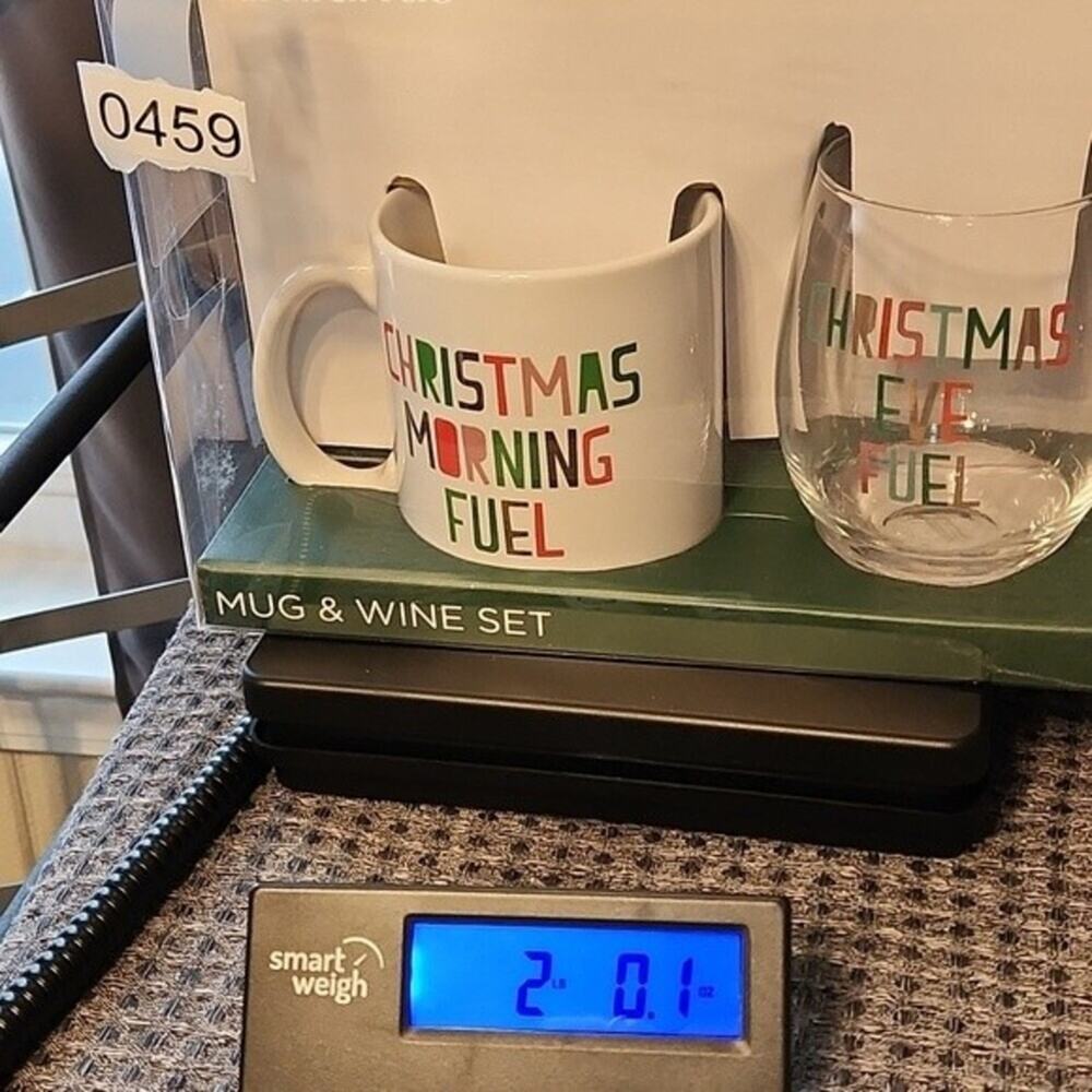 Kirkland's Christmas By Kirkland's Christmas Mug & Wine Set Multi Color Modern - Picture 7 of 7